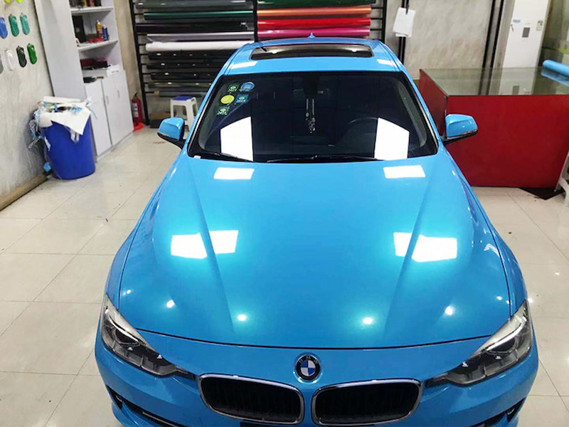 Ultra Gloss Sky Blue Vehicle Paint Protection Films