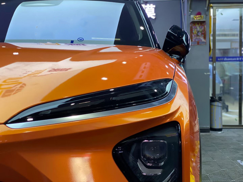 Ultra Gloss Golden Orange Vehicle Paint Protection Films