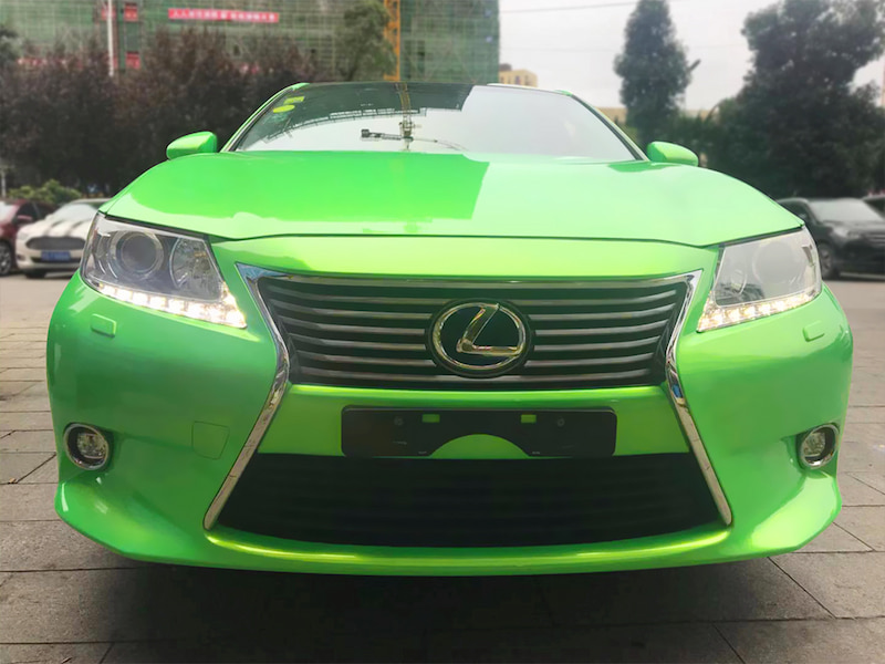 Ultra Gloss Golden Green Vehicle Paint Protection Films