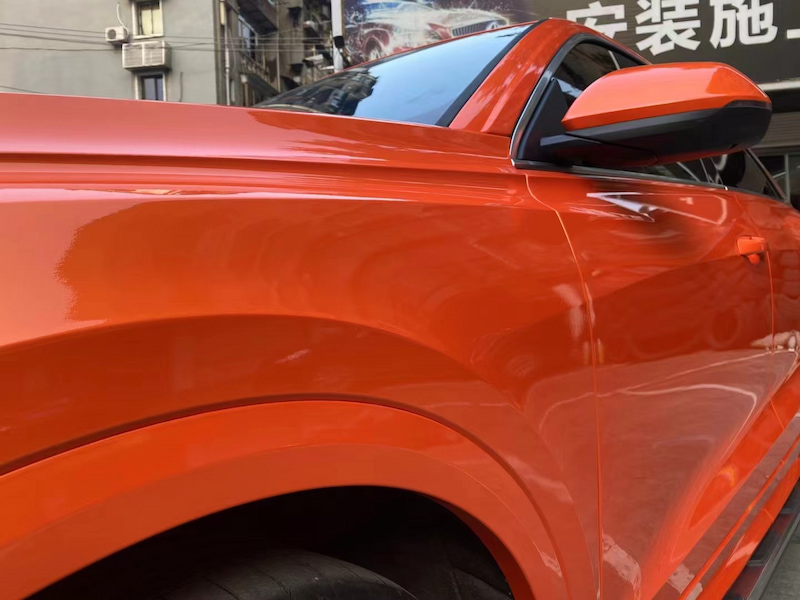 Ultra Gloss Racing Orange Vehicle Paint Protection Films