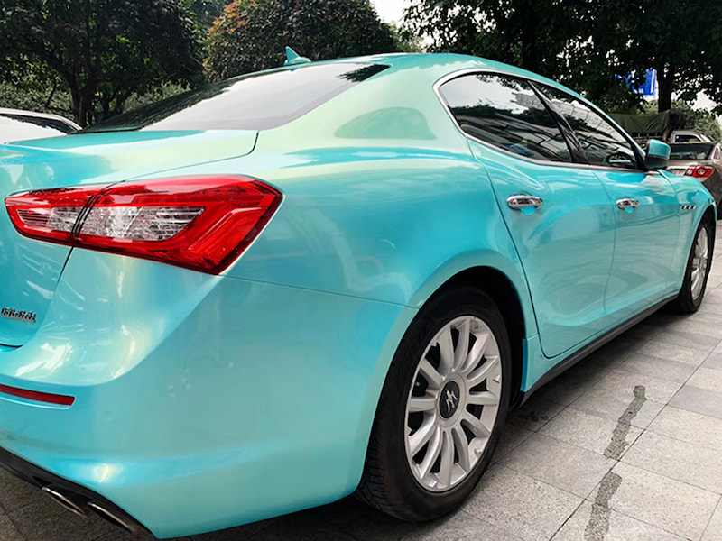 Ultra Gloss Coral Blue Vehicle Paint Protection Films