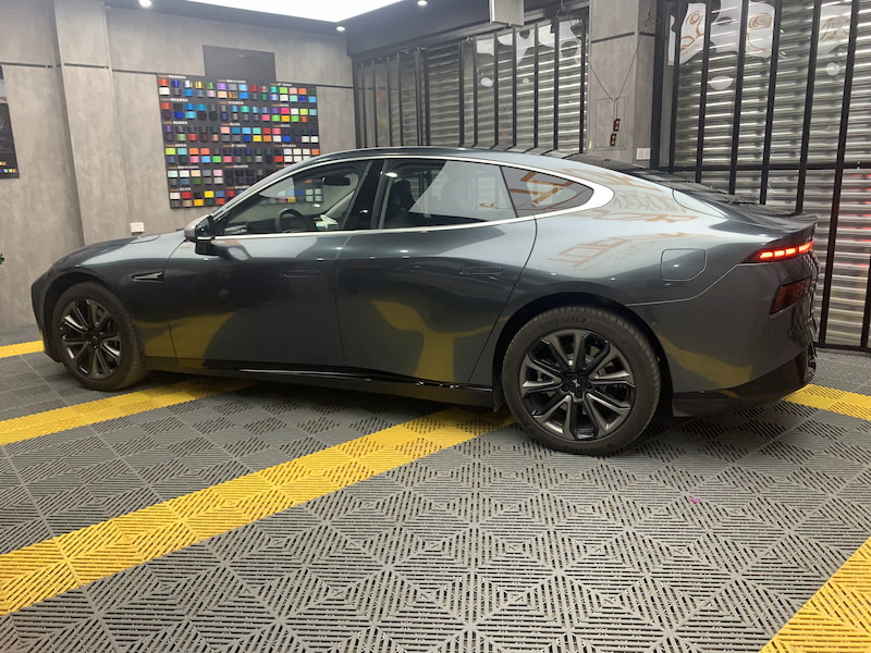 Shine & Luster Coal Gray Car Wrapping Vinyl Films